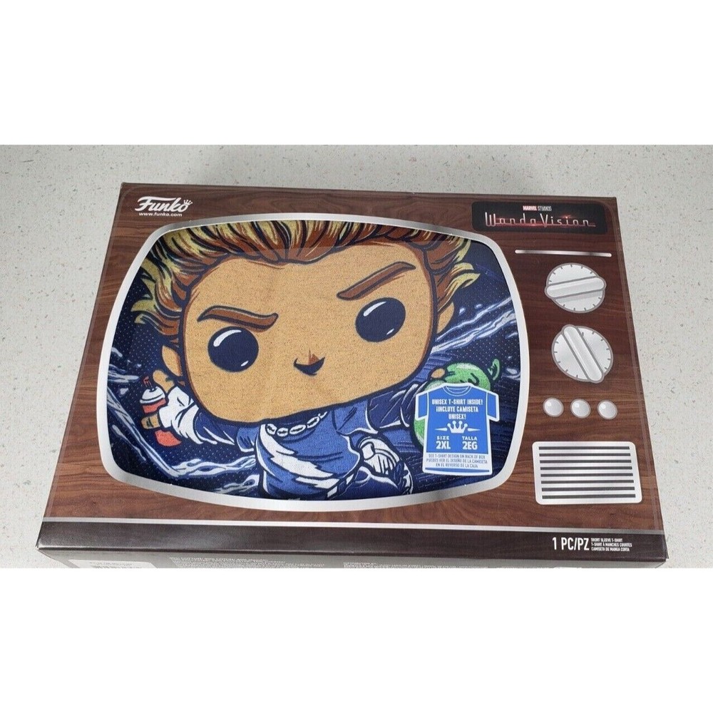 Funko Pop Tees Pietro Marvel Studios WandaVision Maximoff T-Shirt 2XL  NIB